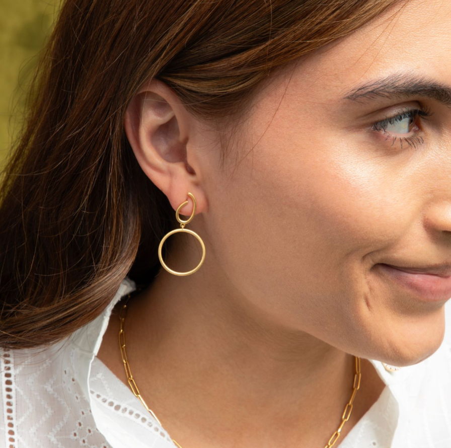 The Mary Oliver Hoop Earrings