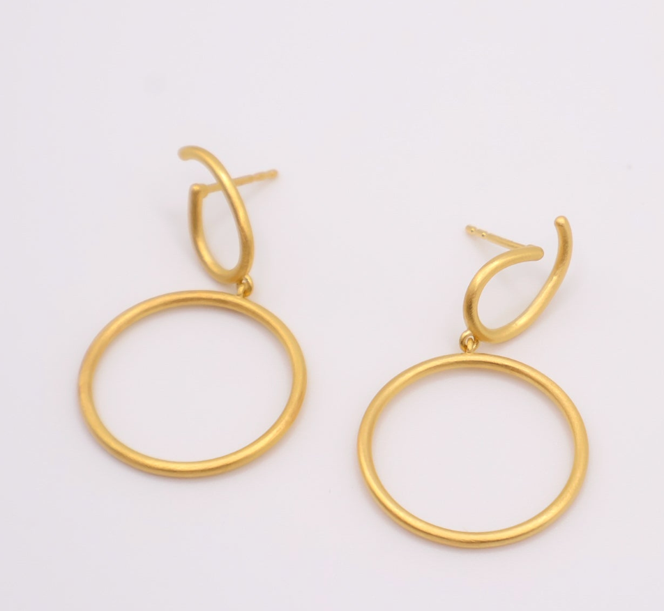 The Mary Oliver Hoop Earrings